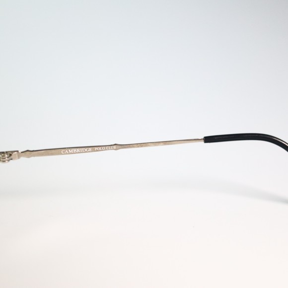 Cambridge Polo club 100% TITAN 49-20 138 rimless eyeglasses embossed pattern N13 - Picture 7 of 11